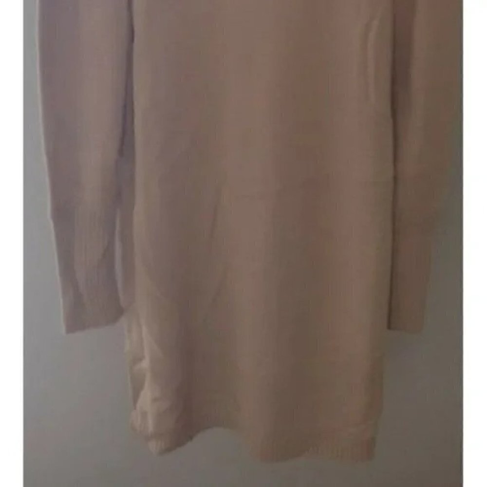 New Wayf X Influencer San Francisco Puff Sleeve Sweater Dress Medium Camel - Picture 10 of 10